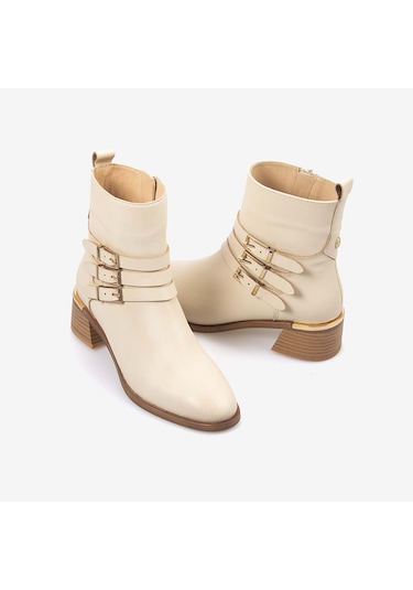 Kemal Tanca Kadın Bot 26-103558k Bej