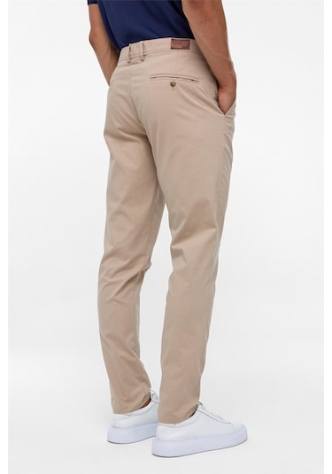 Süvari Bej Regular Armürlü  Pantolon