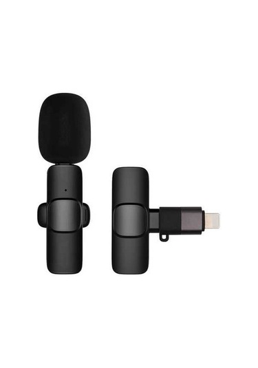 Ebitda Kablosuz Mini Klips Mikrofon - 20m Menzilli, 2.4g Bağlantılı, Canlı Yayın İçin