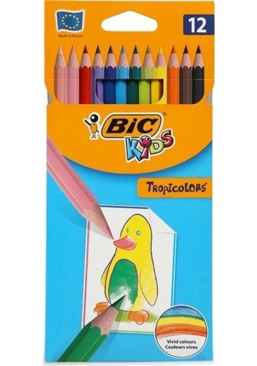 Bic Kuruboya Tropıcolor2 Uzun 12 Li  832566