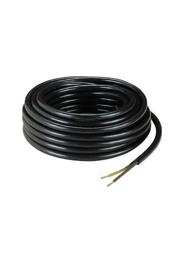 50 Metre 2X1.5 Cca Ttr Çok Telli Elektrik Kablosu - Siyah Renk