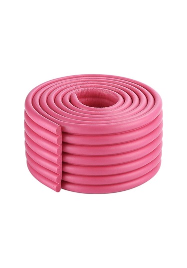 Koruma Çarpışma Yastığı Köpük Tampon Masa Köşe Koruyucu Masa Kenar Koruma Şeridi Bebek Güvenliği Gül Kırmızı