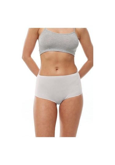 Malabadi Kadın Ekru 2 Li Paket Geniş Kenarlı Modal Külot 1053 Ekru