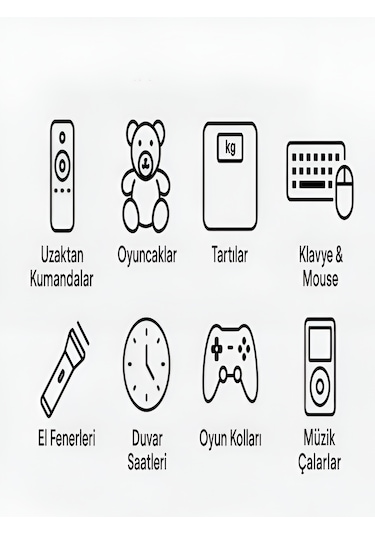 Type-c Şarjlı 2800mwh 1.5v Şarj Edilebilir 2'li Aa Kalın Pil - Lityum İyon Batarya