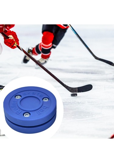 Homyl Roller Hokey Diski Uygulama Hediyesi Oyun Eğitimi Mavi Mavi