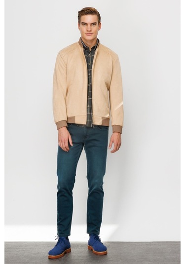 Igs Erkek Bej Standart Std Süet Mont Bej
