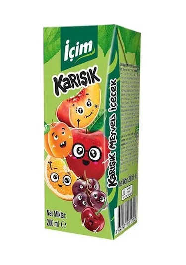 İçim Karışık Meyveli Meyve Suyu 200 Ml X 27 Adet