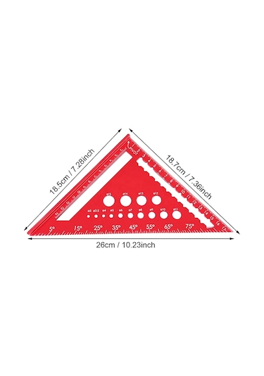 Suntek Endüstriyel Taslak Marangozluk Için Rafter Kırmızı