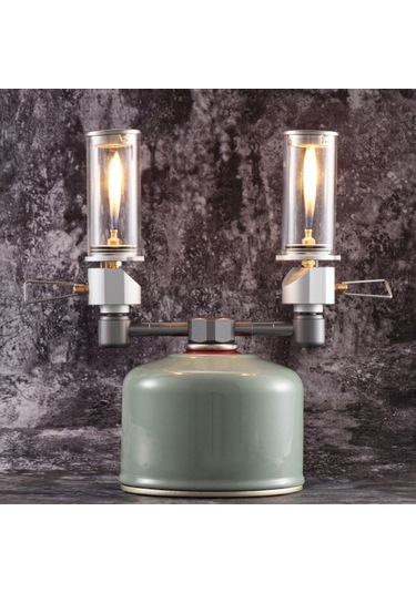 Campıngmoon Z24 Silindir Adaptörü Alüminyum Alaşımlı 1'Den 2'Ye Adaptörler Meme Şişe Dönüştürücü Gazlar Lamba Sobalar Adaptörü Sabit Braket Ile Çok Renkli