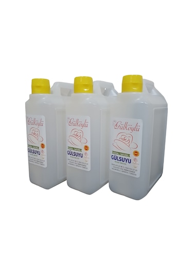 Gülköylü Doğal Gül Suyu 3 x 1 L