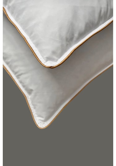 4 Adet %100 Kaz Tüyü 20 Gıdık Yastık Alçak Yatış 50x70 Elizza