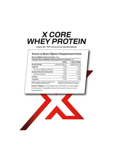 Whey Protein Tozu Çikolata & Fındık Aromalı 1050 Gr 30 Servis + Shaker