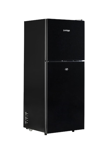 U-frigo 136 Lt 12-24v Marin/karavan Kompresörlü Buzdolabı Temperli Cam Kapak Limited Edition Siyah