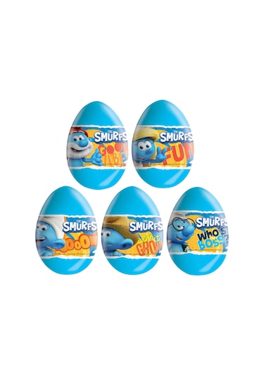 Smurfs Şirinler Çikolatalı Sürpriz Yumurta 3 x 20 G