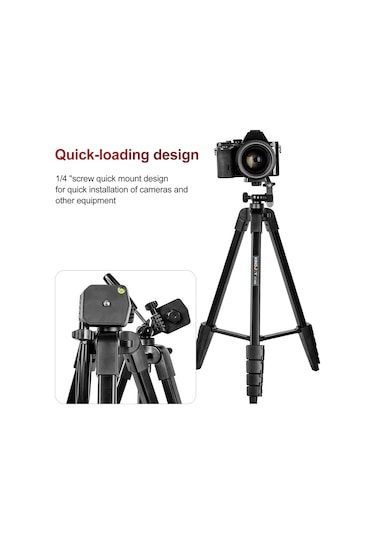 Monyee "kıngjoy Vt-688 Taşınabilir 5 Ayarlı Mini Tripod, 360 Dönebilir Başlık, 2kg Taşıma Kapasiteli, Kablosuz Kumandalı Alüminyum Sehpa"