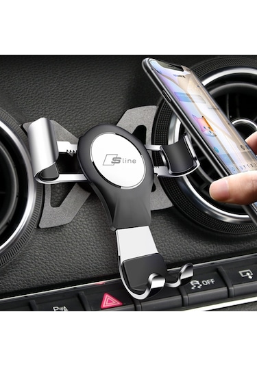 Audi Araba İçin Güçlü Manyetik Telefon Tutucu A3/s3 Stand 1 Gümüş