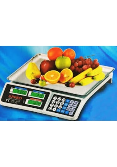 Goldsrc 40 KG Çukur Elektronik Terazi Bakkal Manav Market Şarjlı