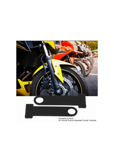 Yaozixa Motosiklet Kask Kilidi, Paslanmaz Çelik, Evrensel Uyumlu Honda/suzuki/kawasaki/yamaha , 2 Kaskı Kilitleyebilir, Zarfı Korur, Siyah