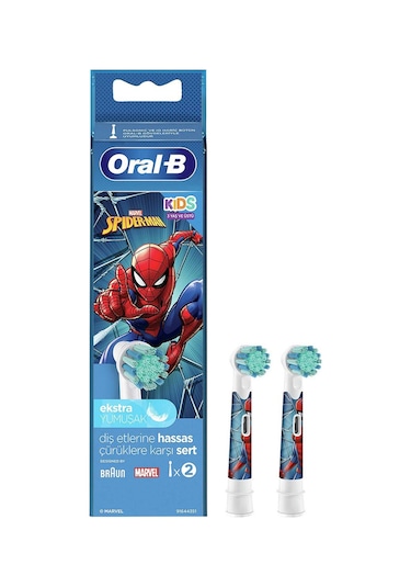 Oral-B Yedek Başlık Spiderman 2 Adet