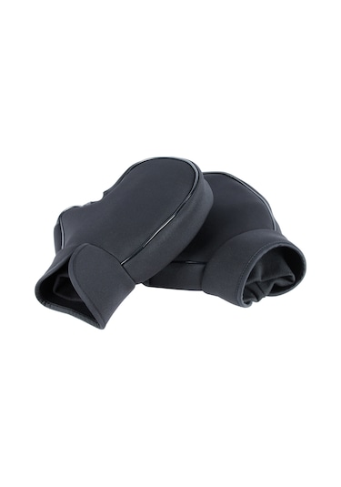 Konesam Motorsiklet Ve Scooter İçin Rüzgar Ve Su Geçirmez Direksiyon Eldivenleri - Siyah Neopren Malzeme