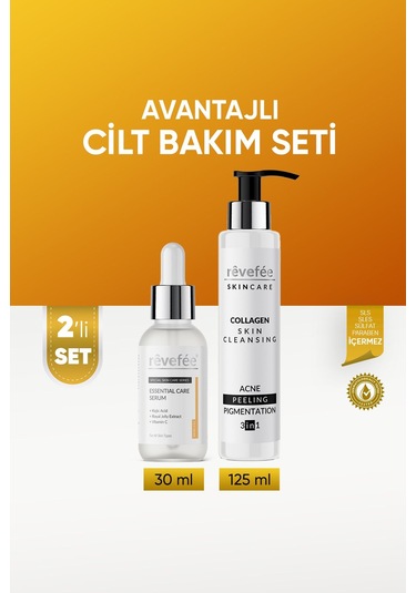 Essential Care C Vitamin Serum & Cilt Temizleyici Peeling 2'li Set