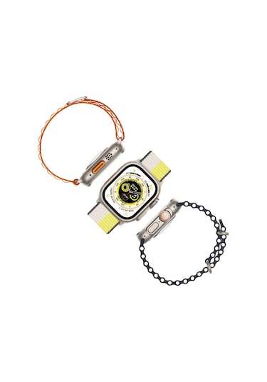 Fitsmart Amax Ultra Watch Akıllı   Saat + 7 Adet Kordon (İthalatçı Garantili)