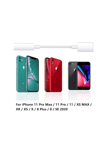 Bs Lightning To Headphone Adapter - Dişi Giriş Aux - Aux Dönüştürücü