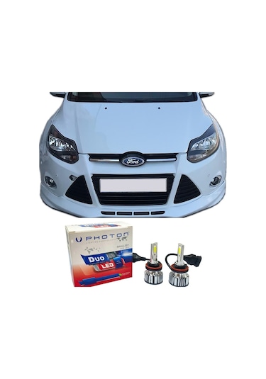 Ford Focus 3 Led Xenon Sis Farı Ampulü H11 Duo Yeni Seri Beyaz 2012-2015