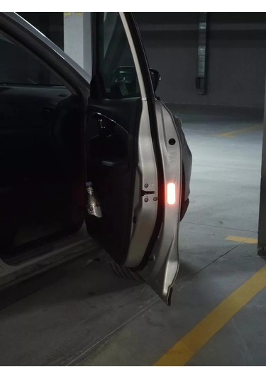 Kriart Kırmızı Araç Kapı Yansıtıcı Çıkartmaları 236937351