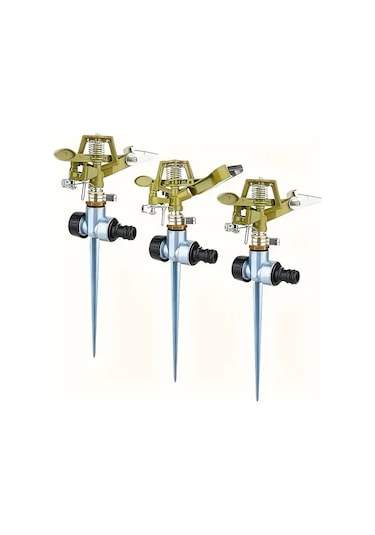 Elmpaly 1 Adet 360 Derece Dönen Çinko Alaşım Sulama Fıskiyesi Dayanıklı Bahçe Spreye