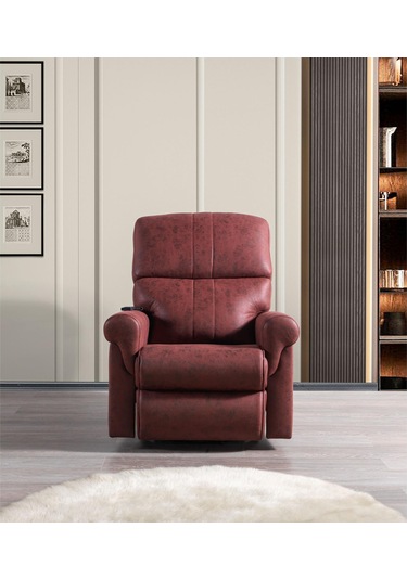 Flora Motorlu Tv Koltuğu Rehome Sallanan Berjer 87x97x110 Cm Kiremit