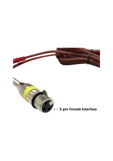 Maiyame 2.5m Gümüş Kaplı Bakır Xlr-kanon Mikrofon Kablosu, 3.5mm Erkek-başlı, Metal Yaylı Bağlantı Korumalı, Mikrofon-telefon-bilgisayar Bağlantısı