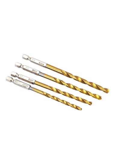Rekotools-1/4'' Bits Saplı Tin Kaplı Hss Matkap Ucu Seti 13 Parça
