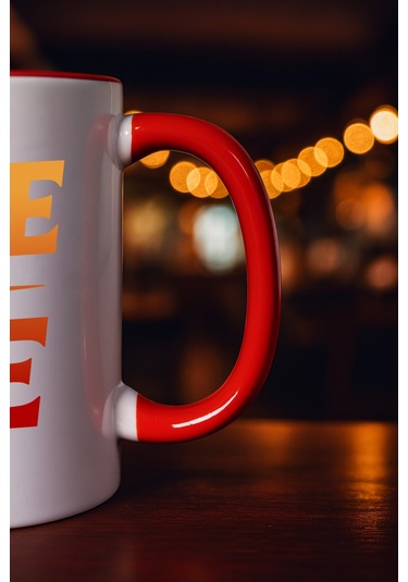 Kupa Motor Ritim - Görselli Bardak Kırmızı