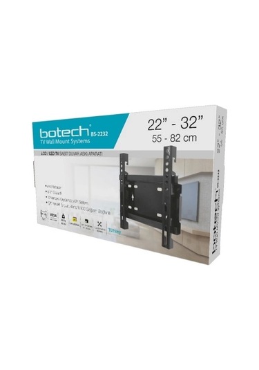 Bs-2232 Sabit Tv Askı Aparatı 55x82cm 4767 Çok Renkli