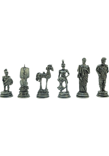 Satranç Taşı İsteyene Gifthome Küçük Metal Antik Tru
