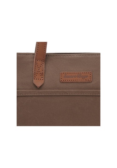 Kanvas Kumaş Kadın Çantası Elden Tutmalı Smart Bags 1328 Kahve 67132135