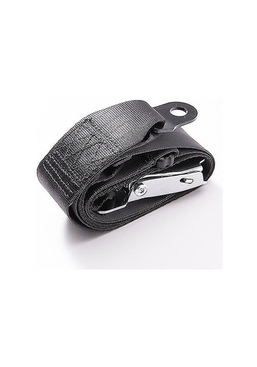 Geeksen Havacılık Tipi 2 Noktalı Ayarlanabilir Emniyet Kemeri - Poliester Kayış & Alüminyum Kilit