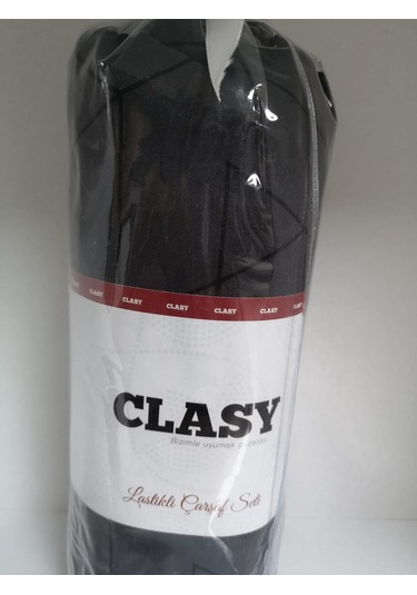 Clasy Ranforce Lastikli Çarşaf Seti Tek Kişilik Desenli Siyah Çok Renkli