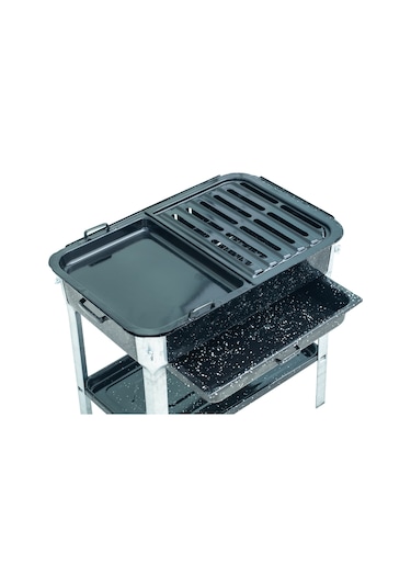 Conforde Portatif Sökülebılır Ergonomik Piknik Mangalı Büyük Boy