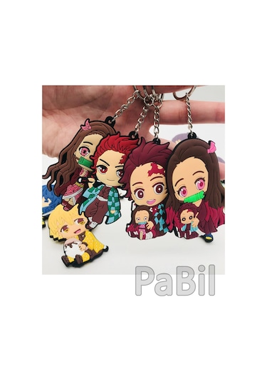 Kimetsu No Yaiba - Demon Slayer Anime Manga Anahtarlık 8 Cm - 6