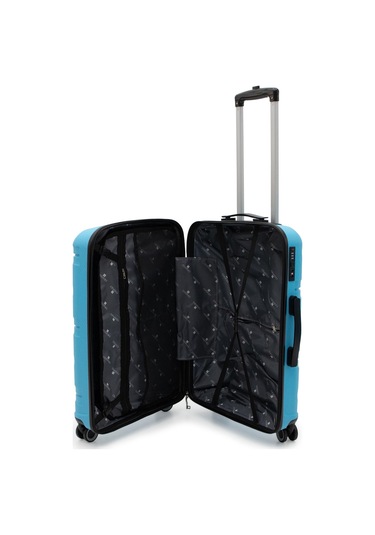 Artemis Üçlü Polipropilen Pp &kırılmaz 3'lü Valiz&bavul Seti Mavi