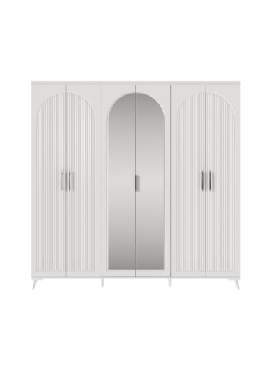 Oslo 6 Kapaklı Komple Mdf Yatak Odası Takımı