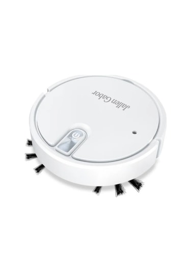 5-in-1 Kablosuz Akıllı Robotlu Süpürge Çok Fonksiyonlu Süper Sessiz Vakumlama A White Beyaz