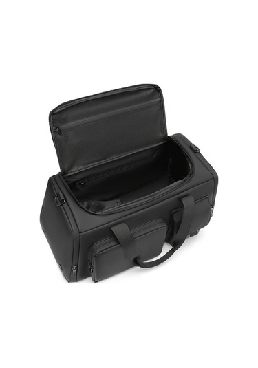 Sandwich Dayanıklı Nylon Seyahat Çantası, Omuz Askılı, Yüksek Kapasiteli, Gri Renk Gri