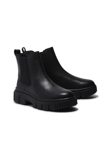 Timberland Tb0a5zcg Greyfield Mid Chelsea Boot Siyah Kadın Bot Siyah