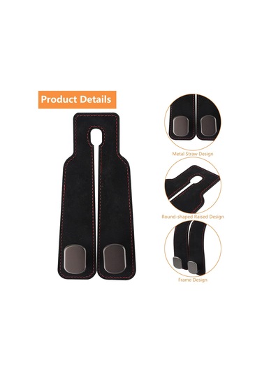 Adet Çok Fonksiyonlu Araba Koltuk Başlığı Kancaları, Araba Arka Koltuk Kancaları, Araba Arka Çamurluk Koltuk Başlığı Kancaları, Araba Aksesuarları İç Mekan