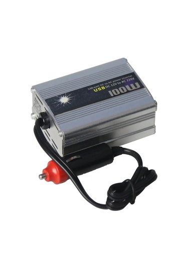 Vkemall "taşınabilir 100w 12v-220v Araç İnvertörü - Usb Çıkışlı, Aşırı Yük Korumalı"