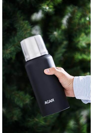 Acar Karat X Inox Termos - 0.75 Lt Siyah