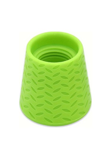 Elmpaly Yeşil 1 Adet Yenilikçi Silikon Evcil Hayvan Duş Başlığı Taşınabilir Köpek Banyo Ve Açık Hava Su İçme Aksesuarı Kampçılık İçin